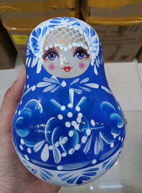 俄罗斯套娃不倒翁娃娃生日礼物仿真可当摆件可小孩练手指玩具