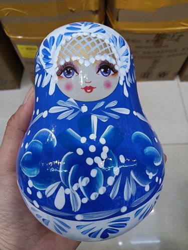 俄罗斯套娃不倒翁娃娃生日礼物仿真可当摆件可小孩练手指玩具
