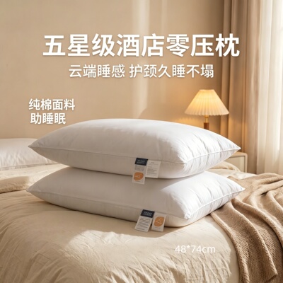 丽晶酒店家用柔软舒适枕芯