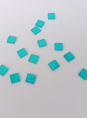 QB26 蓝色带通 滤光片 蓝色玻璃 滤色片 蓝光滤镜 9*9mm 8.9*8.9