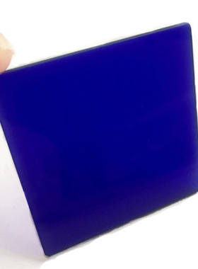 QB24 400nm带通滤光片 蓝色滤光片 350-600nm波段50*50*2mm