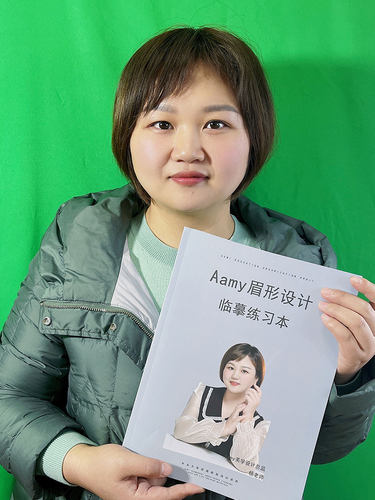 小白纹绣眉形线条练习