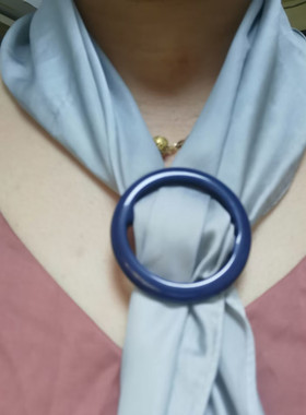 简约丝巾扣纱巾打结扣
