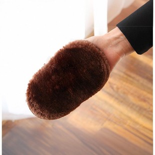 皮鞋擦鞋海绵擦鞋套 擦鞋手套 反毛鞋擦鞋手套鞋擦擦皮鞋的抛光布