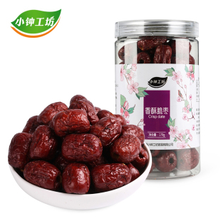 灰枣无核红枣干新疆嘎嘣酥脆大枣子 2罐 小钟工坊 香酥脆枣170g