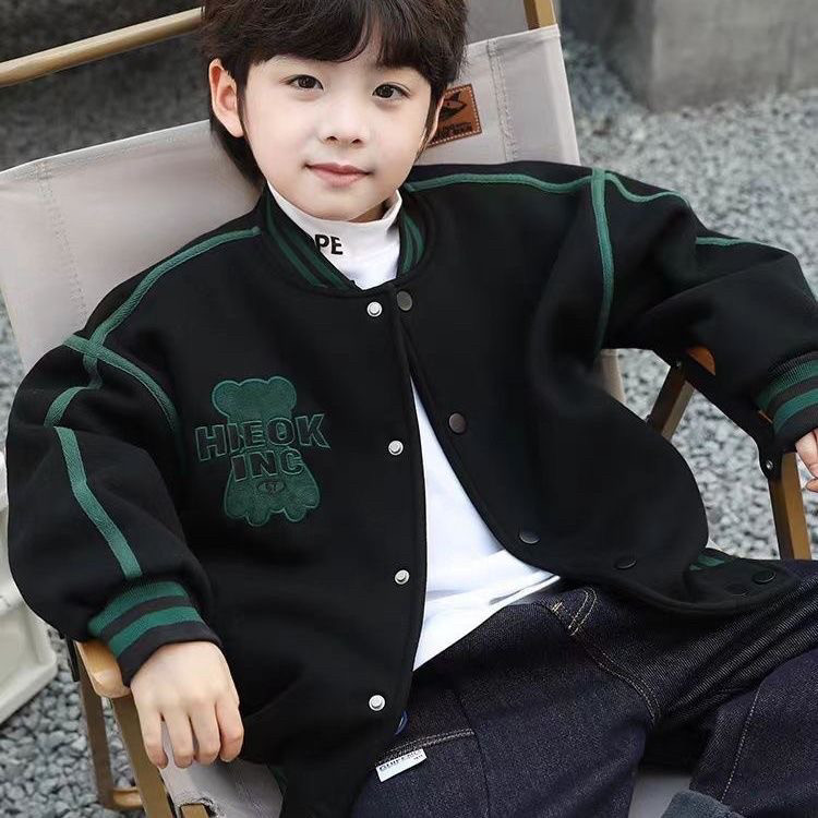 儿童装男童春装棒球服外套2026新款春秋款男孩帅洋气中大童春季潮