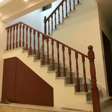 Лестница 独步楼梯原木定制楼梯-xjm