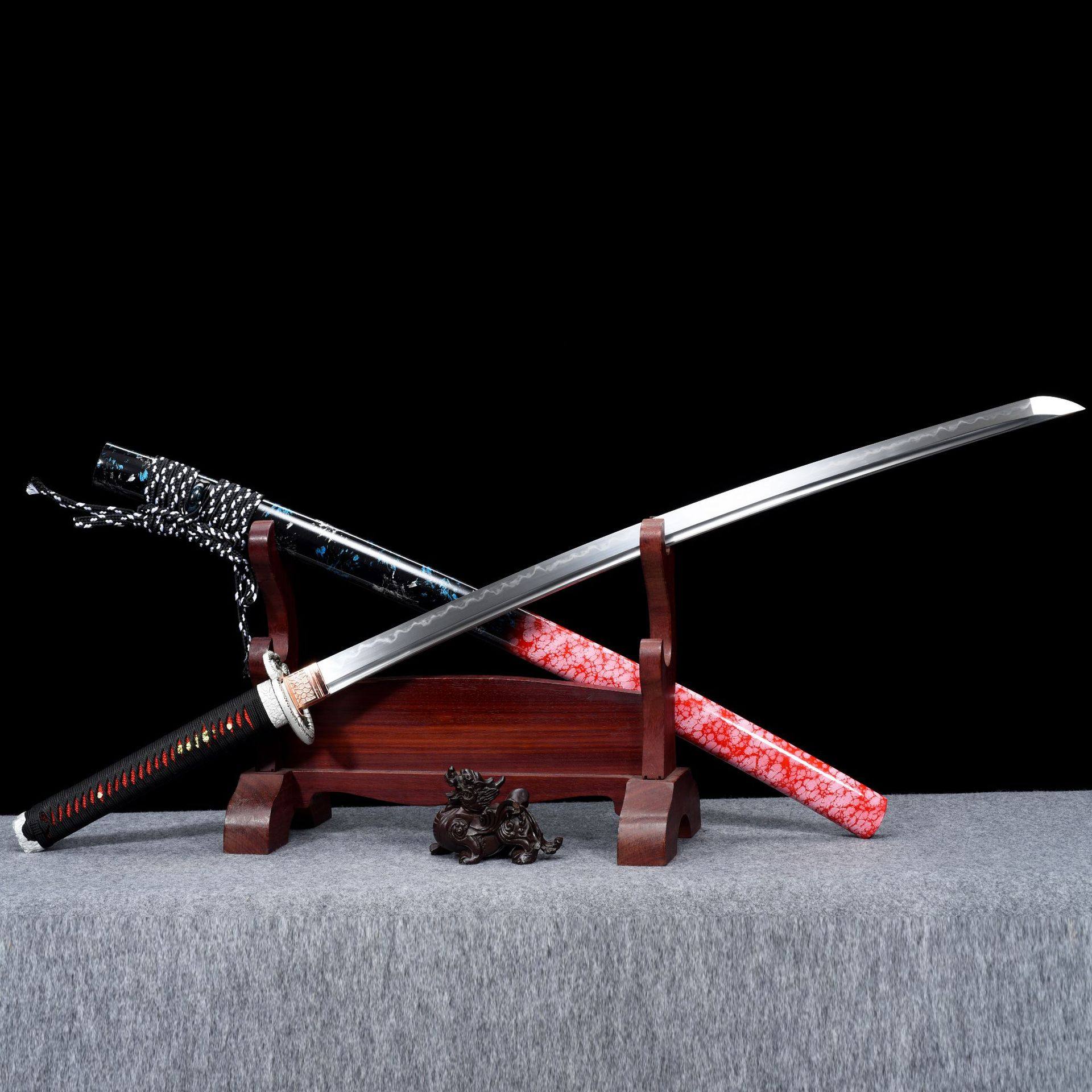 龙泉市刀剑碳钢烧刃传统宝剑手工锻打一体军刀指挥刀冷兵器未开刃,特色手工艺,剑袋,淘宝优惠券,粉丝福利购,淘宝优惠卷