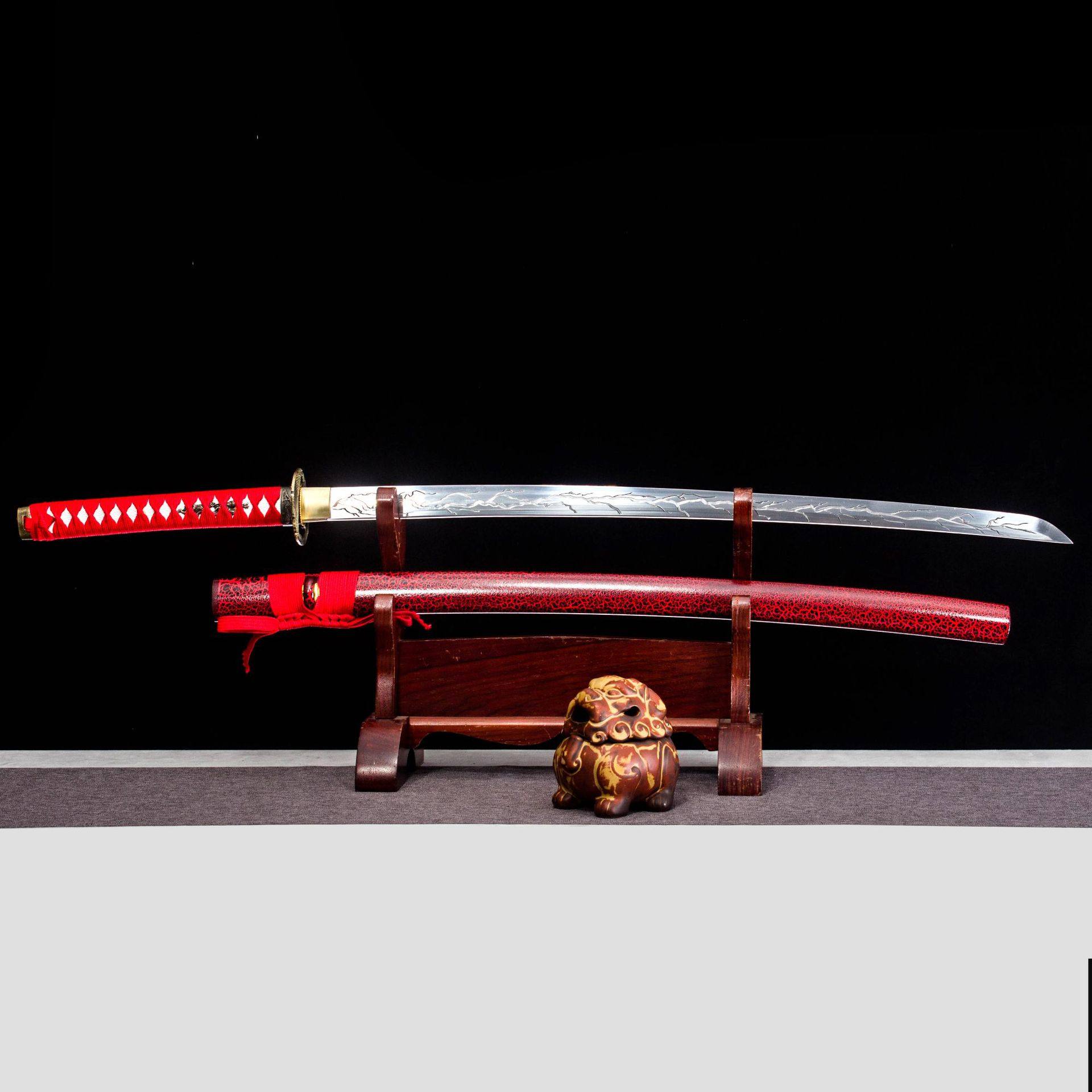 龙泉市刀剑手工锻打高锰钢日式太刀防身影视冷兵器宝剑收藏未开刃,特色手工艺,剑袋,淘宝优惠券,粉丝福利购,淘宝优惠卷