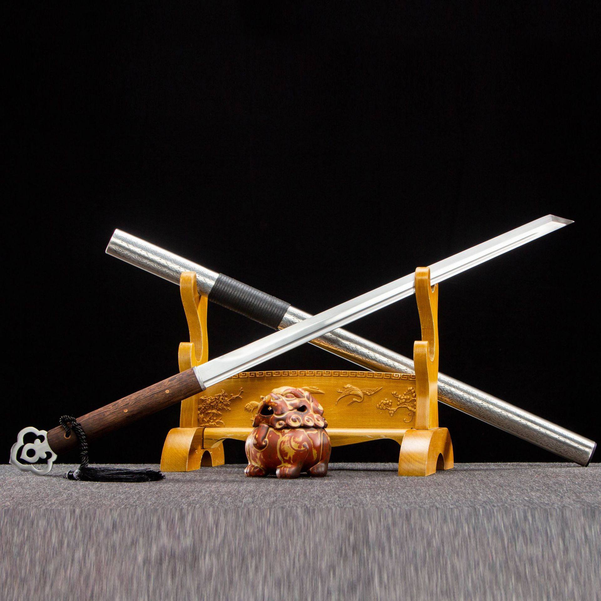 龙泉市刀剑高锰钢环手埋鞘唐横刀影视冷兵器工艺品宝剑收藏未开刃,特色手工艺,剑袋,淘宝优惠券,粉丝福利购,淘宝优惠卷