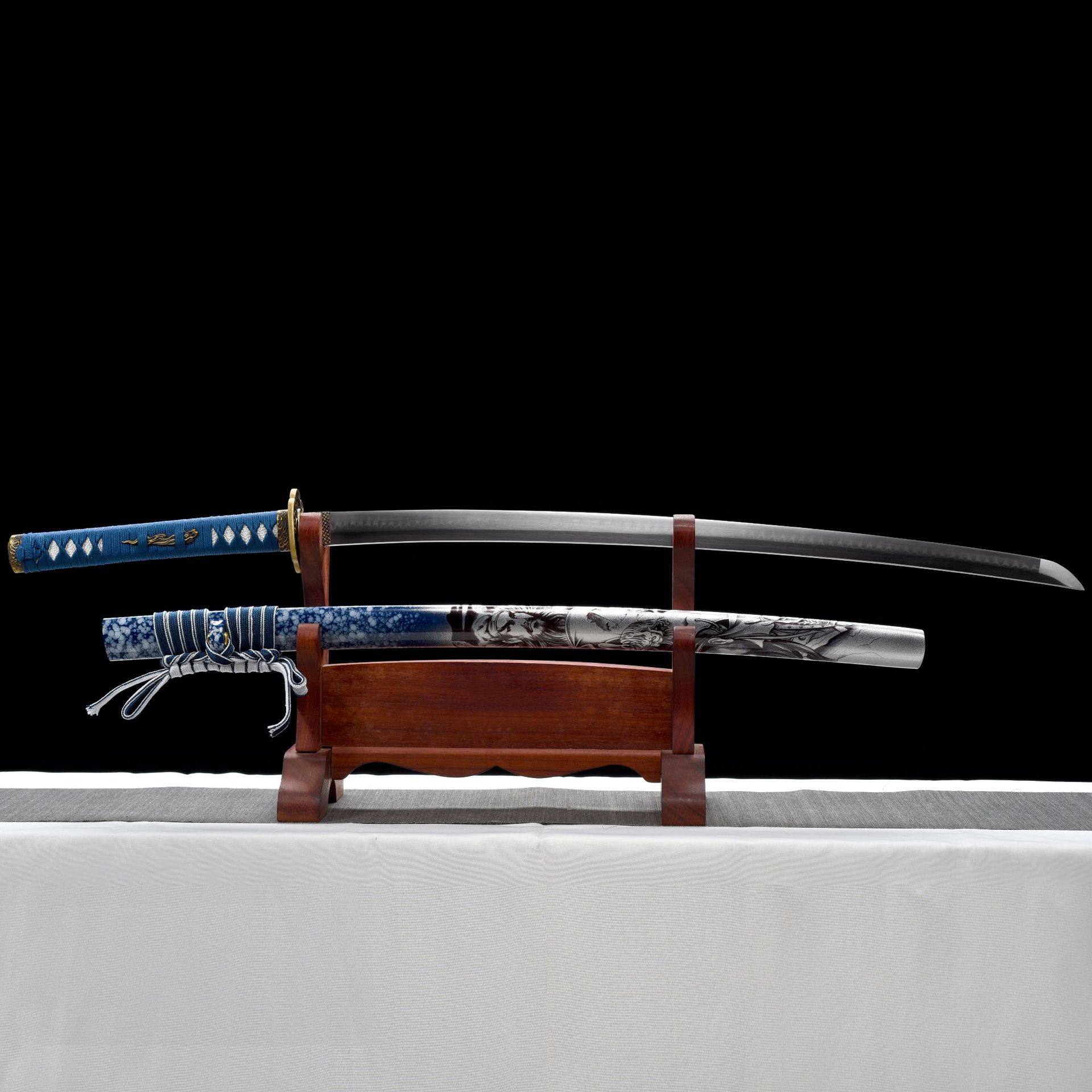 龙泉市刀剑手工锻打T10烧刃Katana影视日式指挥打刀冷兵器未开刃,特色手工艺,剑袋,淘宝优惠券,粉丝福利购,淘宝优惠卷