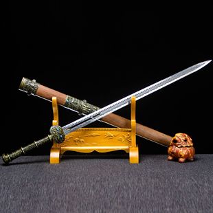 龙泉市刀剑手工锻打秦汉剑影视春秋秦王硬宝剑永乐剑冷兵器未开刃