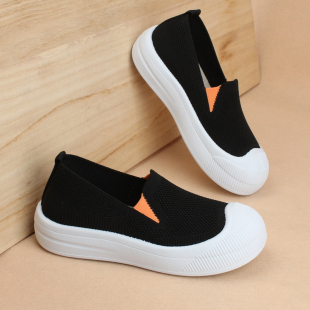 女士妈妈乐福鞋 2026春季 轻便防滑网面透气老北京布鞋 厚底单鞋 新款