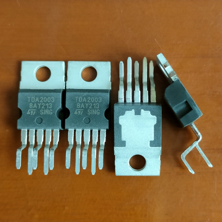 TDA2003 大粗脚全新进口原装正品新加坡摩洛哥产地都有现货可直拍