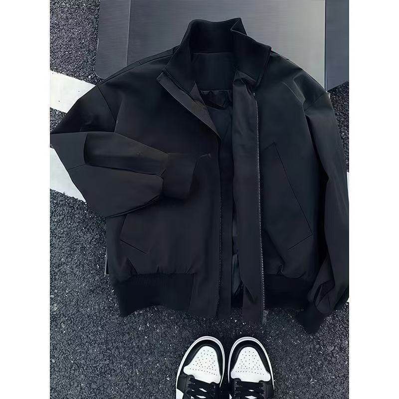 2026春秋季新款美式飞行员夹克男士宽松上衣短款帅气轻薄防风外套