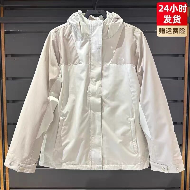 安踏加绒保暖运动外套图片