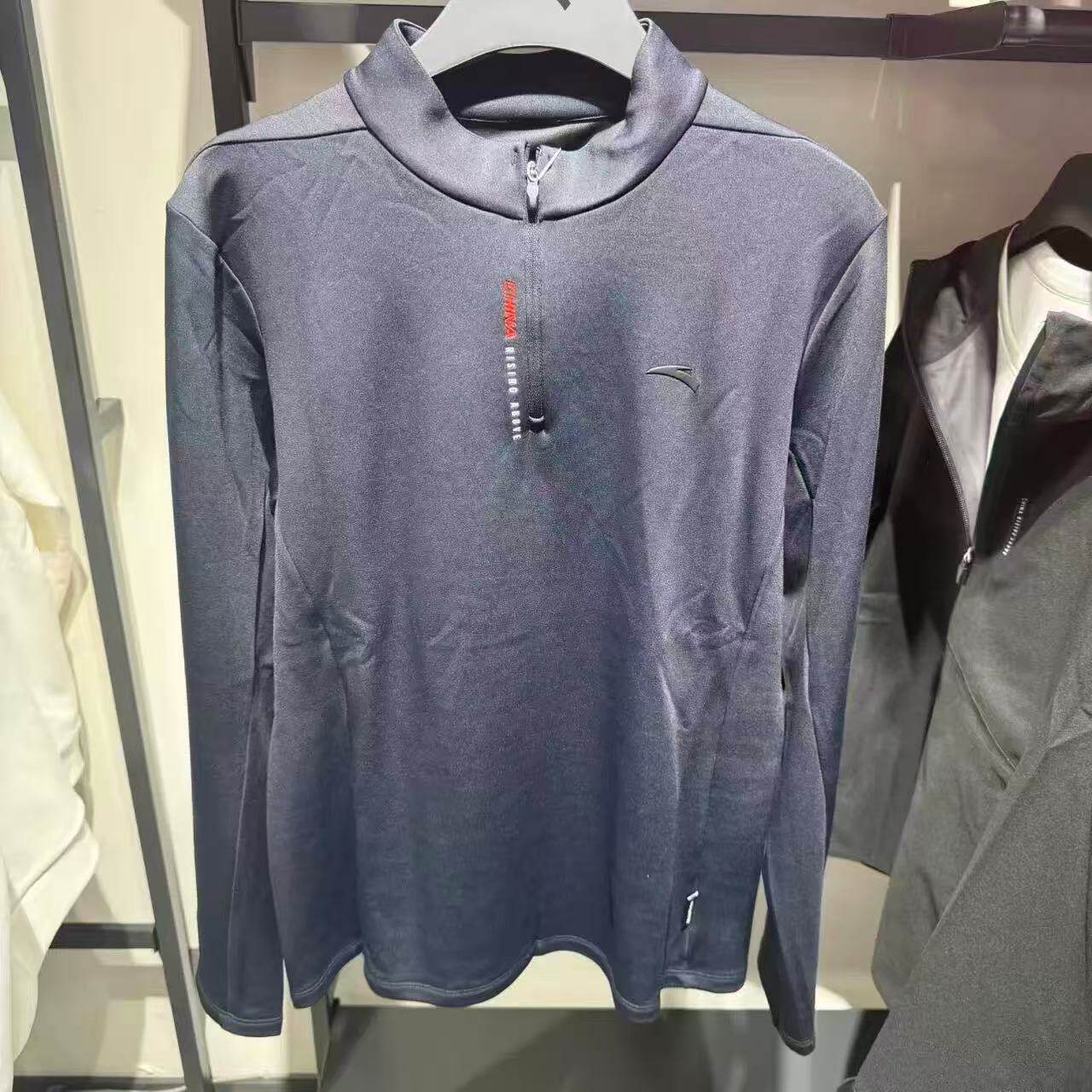 安踏CHN卫衣162547406女2025冬季新款半拉链吸湿速干保暖训练T恤,运动服/休闲服装,运动T恤,淘宝优惠券,粉丝福利购,淘宝优惠卷