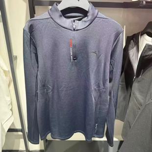 安踏CHN卫衣162547406女2025冬季新款半拉链吸湿速干保暖训练T恤