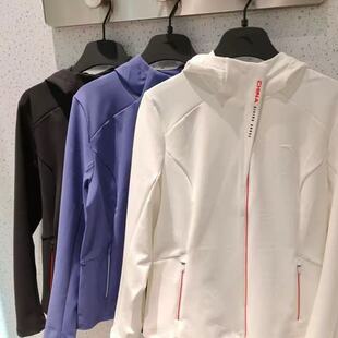 安踏运动外套女士2025春季 健身跑步运动服夹克上衣162517701 新款
