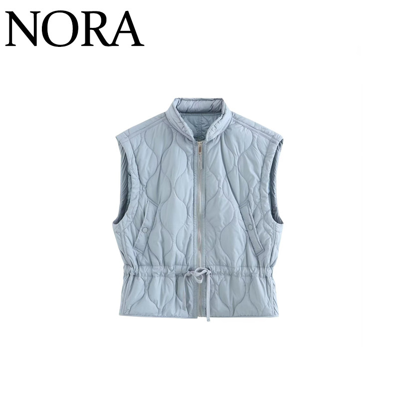 立领棉服无袖背心02969248800