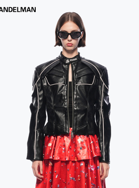 【明星同款】ANN ANDELMAN& BLIND NO PLAN 联名皮夹克