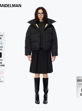 【精选6折】ANN ANDELMAN2024冬季高领加厚外套短款羽绒服面包服