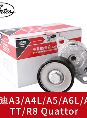 盖茨适用于奥迪A3/A4L/A5/A6L/A7/TT/R8 Quattor发电机涨张紧轮器