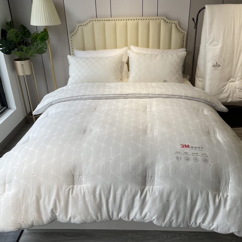纯棉磨绒3M速效暖绒新雪丽被