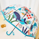 鲸鱼男童幼儿园小学生儿童雨伞可爱加厚手开长柄伞宝宝透明雨伞女