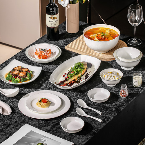 雅诚德骨瓷高档中国风餐具
