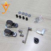 90度旋转书桌五金配件 酒柜吧台旋转连接件 隐藏折叠顺滑旋转器