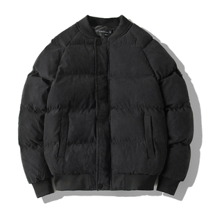 外套 棉衣男潮牌羽绒棉服棒球领厚棉袄胖子面包服男装 2025冬季 新款