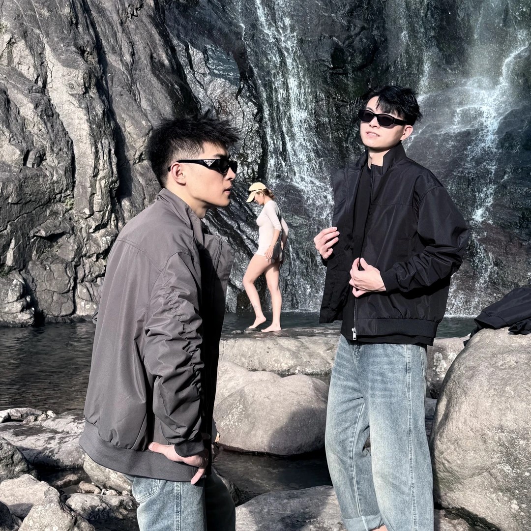 美式工装三防立领教练飞行夹克