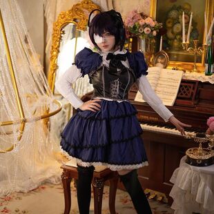 也洛丽塔中二病游六花谈恋爱小鸟COS服要打歌洋装cosplay