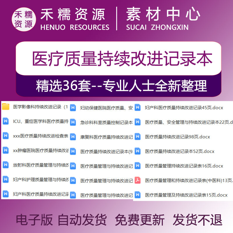 医疗质量安全管理持续改进记录本科室每月医疗质量与安全控制重点