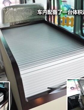 订制房车改装车冰箱卷门洗衣机柜微波炉柜子PVC卷帘门铝合金卷门