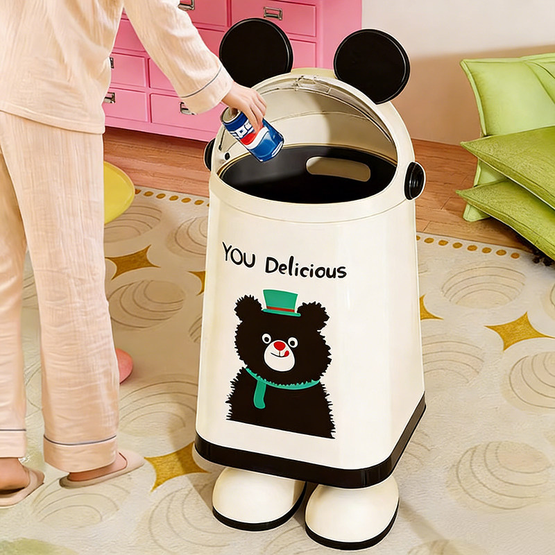 垃圾桶家用2025新款带盖客厅轻奢高档大号大容量厨房高颜值纸篓桶,家庭/个人清洁工具,垃圾桶,淘宝优惠券,粉丝福利购,淘宝优惠卷