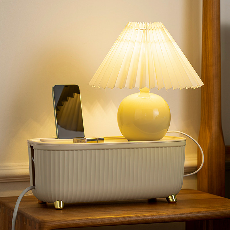 插排插座收纳盒客厅插线板充电线隐藏盒桌面电源线遮挡束线盒收纳,收纳整理,插线板收纳盒,淘宝优惠券,粉丝福利购,淘宝优惠卷