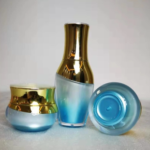 2024新款亚克力高端水乳霜套装20g30g50ml贵妇化妆品小样分装瓶子