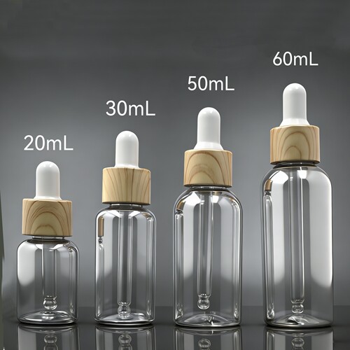 工厂现货小容量精油样板瓶20ml30ml50ml60ml透明PET塑料分装空瓶