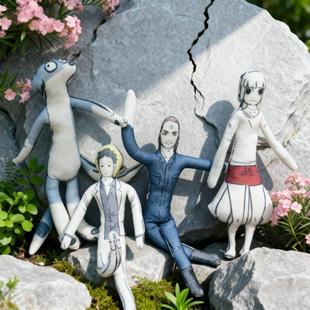 非人哉周边老鼠干可扭动哮天犬九月大士杨戬抽象玩偶有骨铁丝