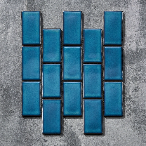 Керамическая полоса, красная мозаика, украшение для сети магазинов, украшение для ванной комнаты, кухни, бассейн, бар, синий