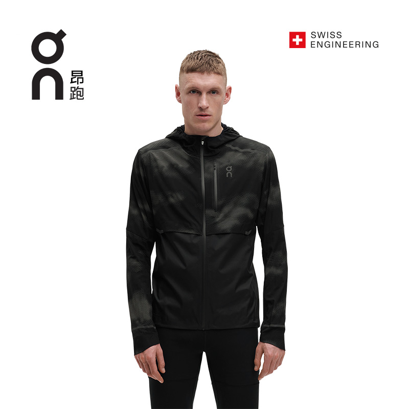 On昂跑男女反光防风防泼水夹克