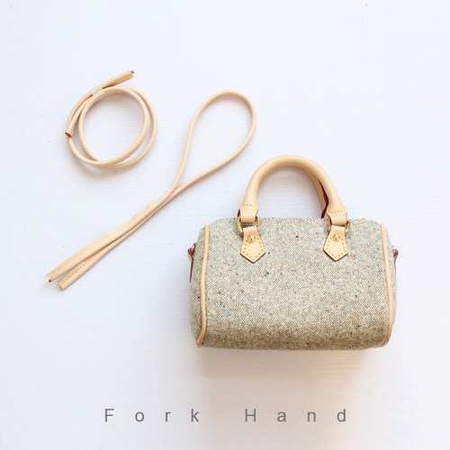 头层皮夹滚边手工包嵌条diy