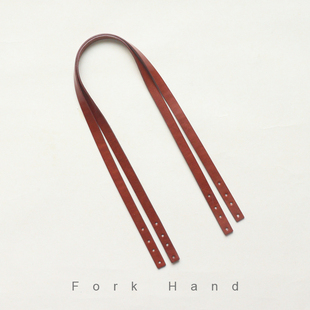 叉子家钩针编织包配件单肩75包带肩带拼布包带子头层皮件手工材料