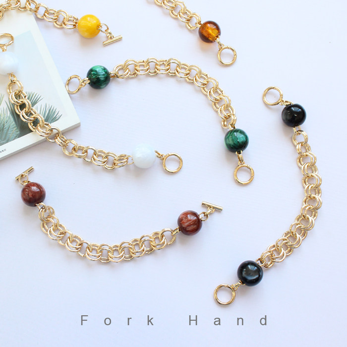 亚克力包带树脂手提替换金属链条