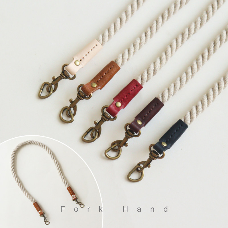 叉子手工diy棉麻绳包带单肩腋下斜背包带拼布钩针包配件手工包带,服饰配件/皮带/帽子/围巾,包带,淘宝优惠券,粉丝福利购,淘宝优惠卷