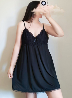超大码睡裙夏季女240斤冰丝薄款宽松胖MM孕妇莫代尔背心吊带睡衣a