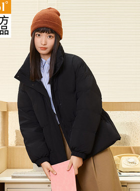 361羽绒服女立领短款秋冬