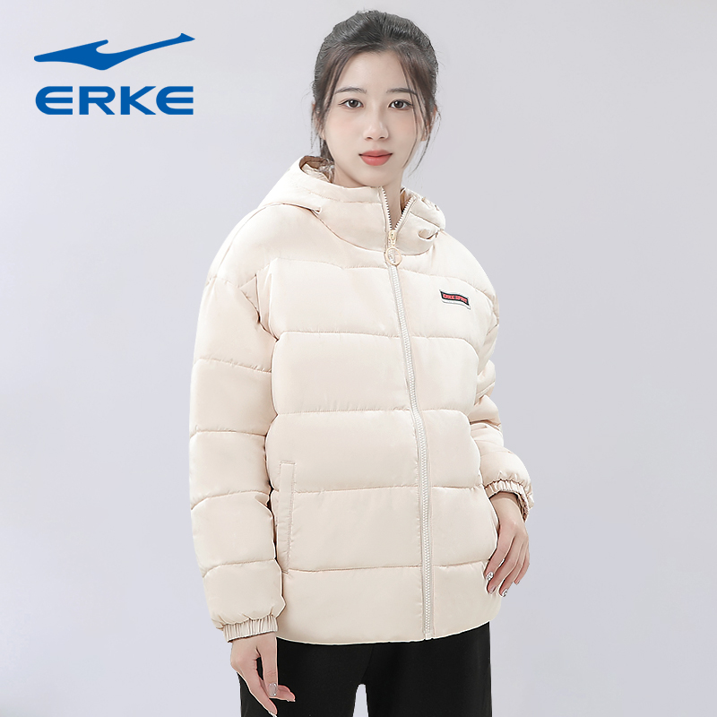 鸿星尔克羽绒服女士保暖